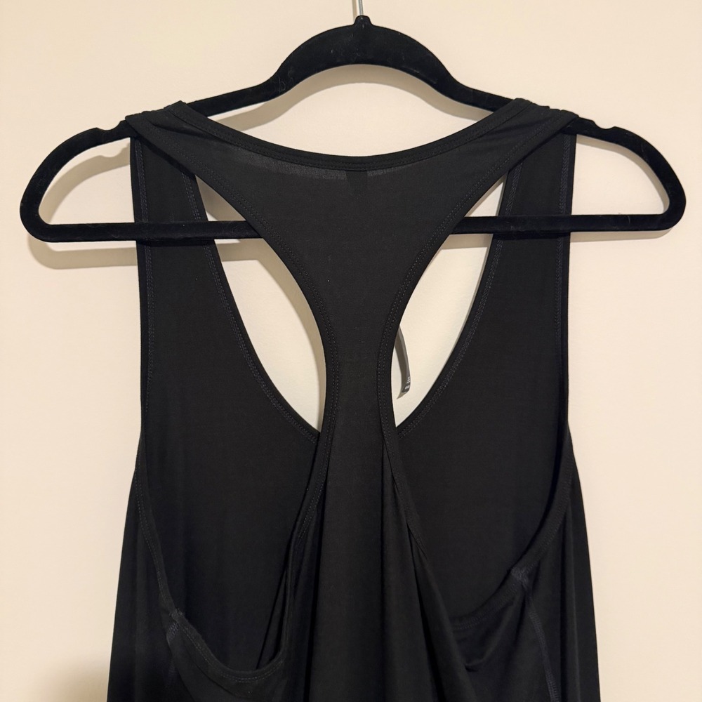 Vuori Lux Jumpsuit Womens Large Black Racerback Jogger One Piece Activewear - Picture 4 of 4